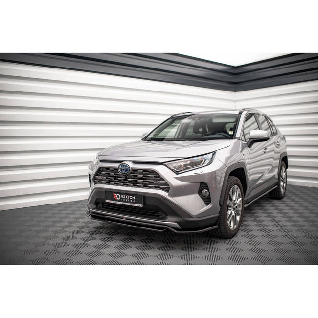 Maxton frontsplitter til Toyota RAV4 Mk5 – blank sort – billede 1 af 5