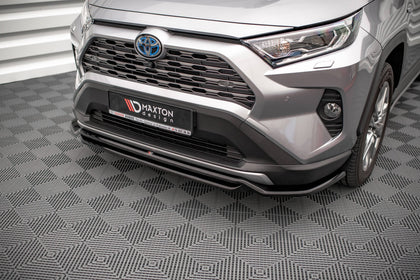 Maxton frontsplitter til Toyota RAV4 Mk5 – blank sort – billede 3 af 5