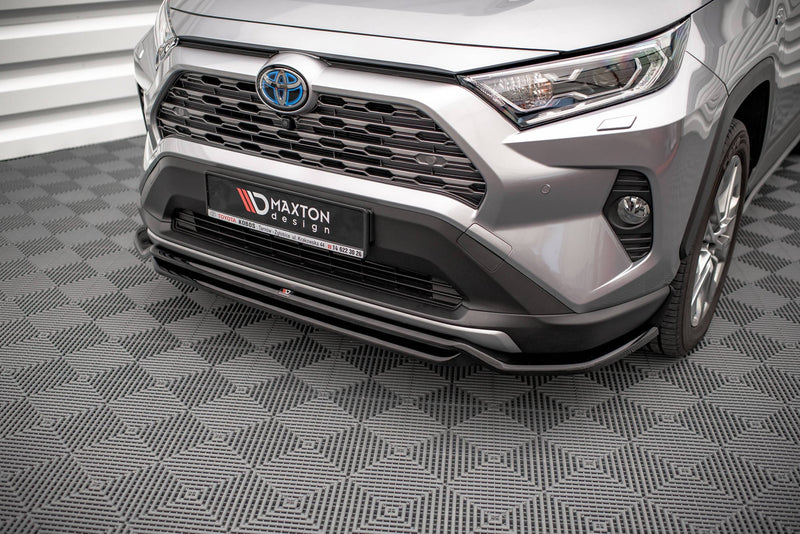 Maxton frontsplitter til Toyota RAV4 Mk5 – blank sort – billede 3 af 5