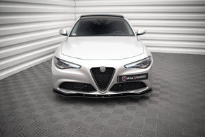 Maxton frontsplitter til Alfa Romeo Giulia Sport – blank sort – billede 2 af 5