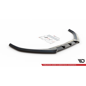 Maxton frontsplitter til Audi A4 B9 – blank sort – billede 4 af 5