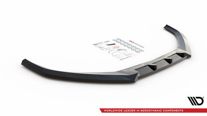 Maxton frontsplitter til Audi A4 B9 – blank sort – billede 4 af 5