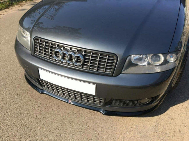 Maxton frontsplitter til Audi A4 S-Line B6 – blank sort – billede 1 af 6