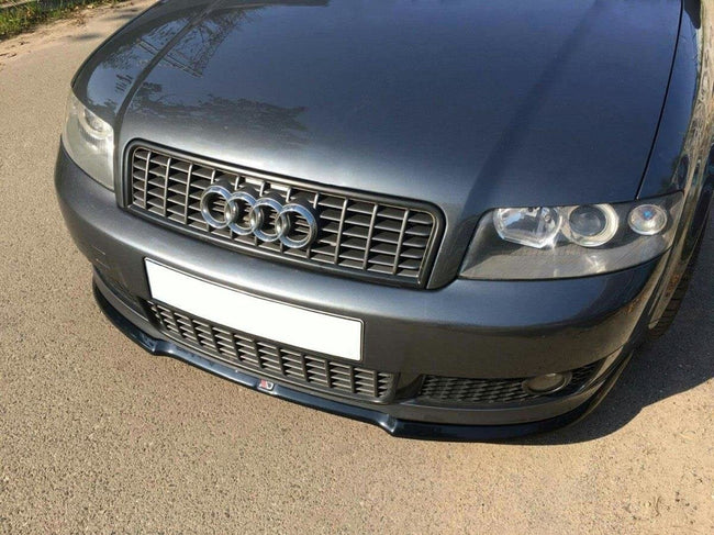 Maxton frontsplitter til Audi A4 S-Line B6 – blank sort – billede 1 af 6