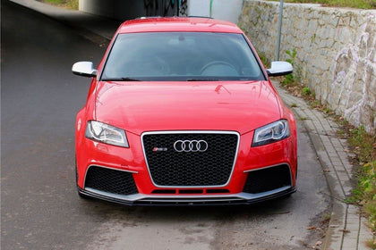 Maxton frontsplitter til Audi RS3 8P – blank sort – billede 2 af 3