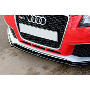 Maxton frontsplitter til Audi RS3 8P – blank sort – billede 3 af 3
