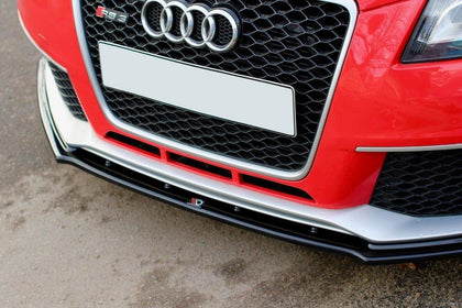 Maxton frontsplitter til Audi RS3 8P – blank sort – billede 3 af 3