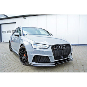 Maxton frontsplitter til Audi RS3 8V Sportback – blank sort – billede 2 af 5