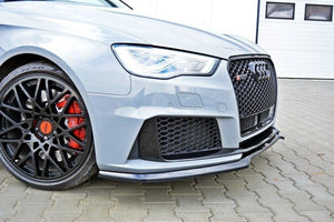 Maxton frontsplitter til Audi RS3 8V Sportback – blank sort – billede 3 af 5