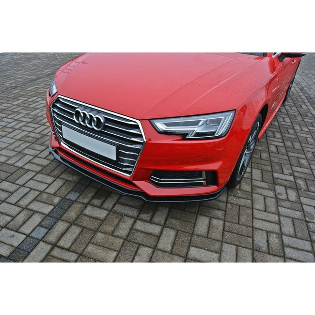 Maxton frontsplitter til Audi S4 / A4 S-Line B9 – blank sort – billede 1 af 4