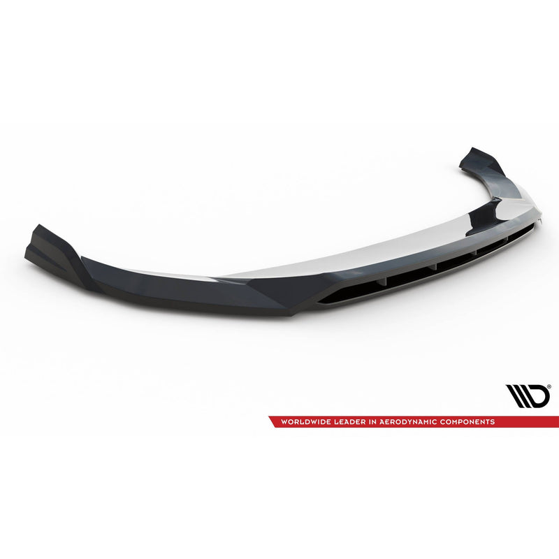 Maxton frontsplitter til Audi SQ5 / Q5 S-Line SUV / Sportback Mk2 Facelift – blank sort – billede 4 af 6