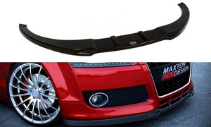 Maxton frontsplitter til Audi TT 8J – blank sort – billede 1 af 2