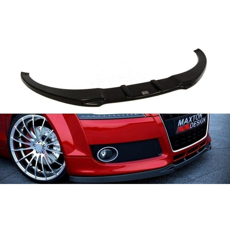Maxton frontsplitter til Audi TT 8J – blank sort – billede 1 af 2