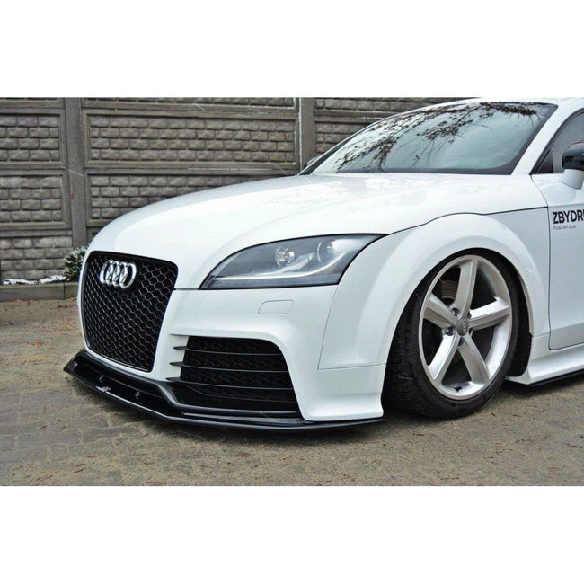 Maxton frontsplitter til Audi TT RS 8J – blank sort – billede 1 af 5
