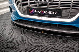Maxton frontsplitter til Audi e-tron – blank sort – billede 3 af 6
