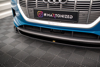Maxton frontsplitter til Audi e-tron – blank sort – billede 3 af 6