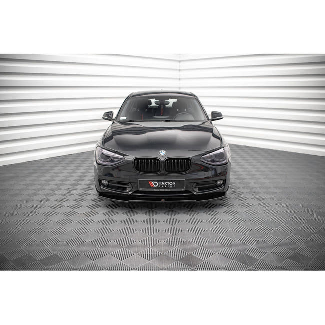 Maxton frontsplitter til BMW 1 F20 – blank sort – billede 2 af 4