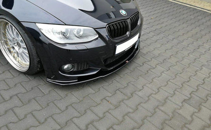 Maxton frontsplitter til BMW 3 E92 M-PACK Facelift – blank sort – billede 2 af 4