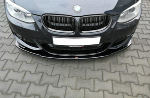 Maxton frontsplitter til BMW 3 E92 M-PACK Facelift – blank sort – billede 3 af 4