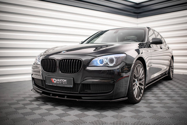 Maxton frontsplitter til BMW 7 M-Pack F01 – blank sort – billede 1 af 5