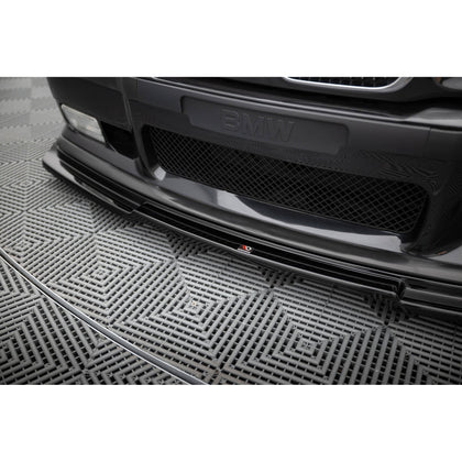 Maxton frontsplitter til BMW M3 / 3 M-Pack E36 Coupe – blank sort – billede 2 af 5