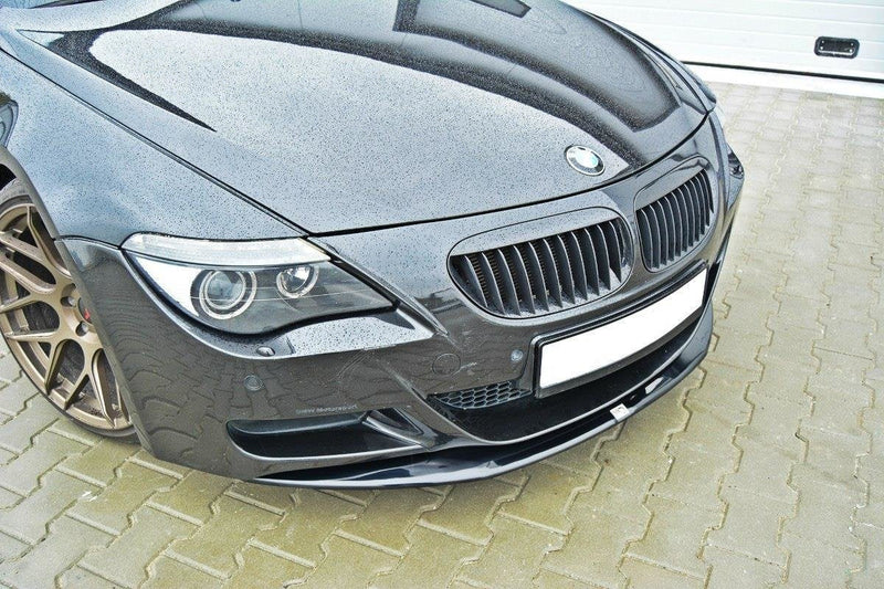 Maxton frontsplitter til BMW M6 E63 – blank sort – billede 2 af 7