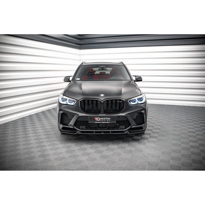 Maxton frontsplitter til BMW X5M F95 – blank sort – billede 2 af 5