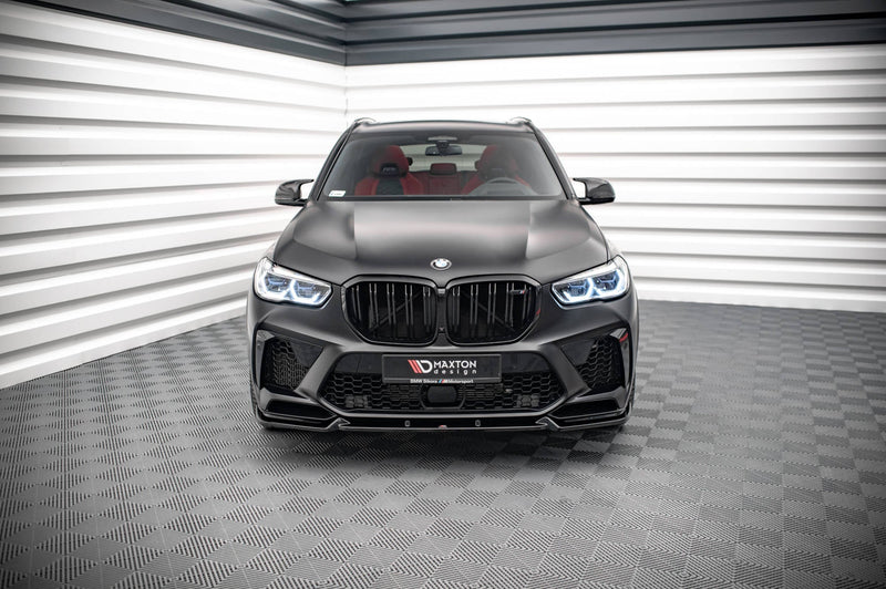 Maxton frontsplitter til BMW X5M F95 – blank sort – billede 2 af 5
