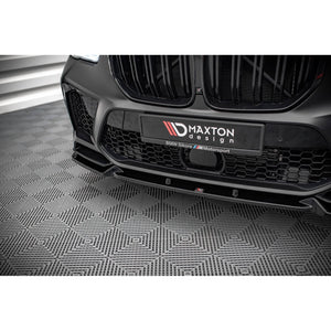 Maxton frontsplitter til BMW X5M F95 – blank sort – billede 3 af 5
