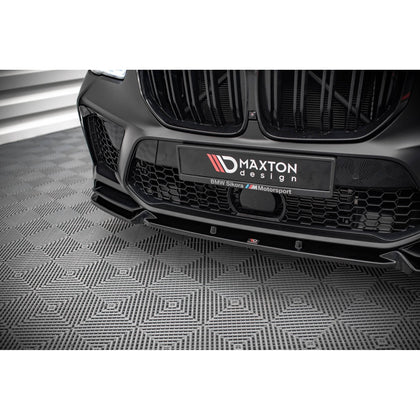 Maxton frontsplitter til BMW X5M F95 – blank sort – billede 3 af 5