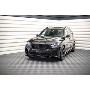 Maxton frontsplitter til BMW X7 M-Pack G07 – blank sort – billede 1 af 4