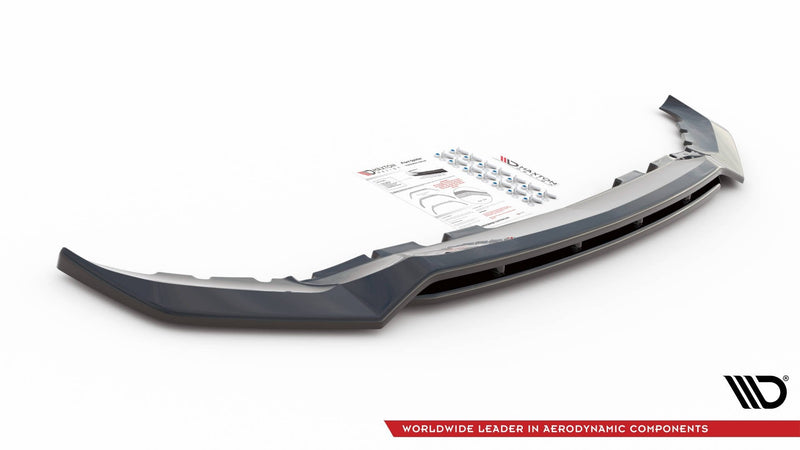 Maxton frontsplitter til BMW X7 M-Pack G07 – blank sort – billede 3 af 4