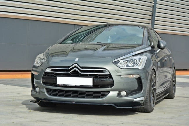 Maxton frontsplitter til Citroen DS5 – blank sort – billede 1 af 6