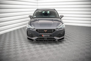 Maxton frontsplitter til Cupra Leon Mk1 – blank sort – billede 2 af 4