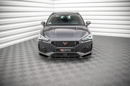 Maxton frontsplitter til Cupra Leon Mk1 – blank sort – billede 2 af 4