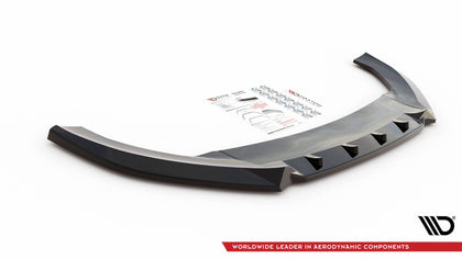 Maxton frontsplitter til Cupra Leon Mk1 – blank sort – billede 3 af 4