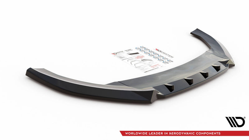 Maxton frontsplitter til Cupra Leon Mk1 – blank sort – billede 3 af 4