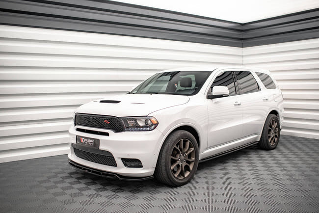 Maxton frontsplitter til Dodge Durango RT / SRT Mk3 Facelift – blank sort – billede 1 af 5