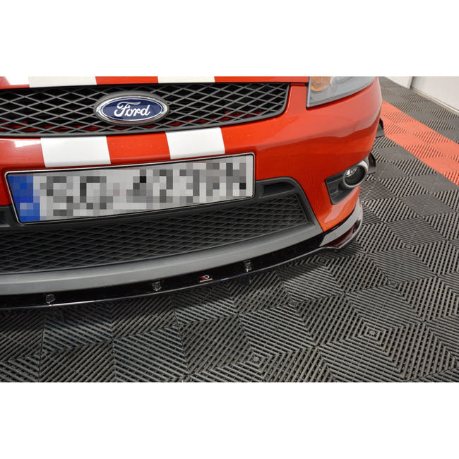 Maxton frontsplitter til Ford Fiesta ST Mk6 – blank sort – billede 2 af 5