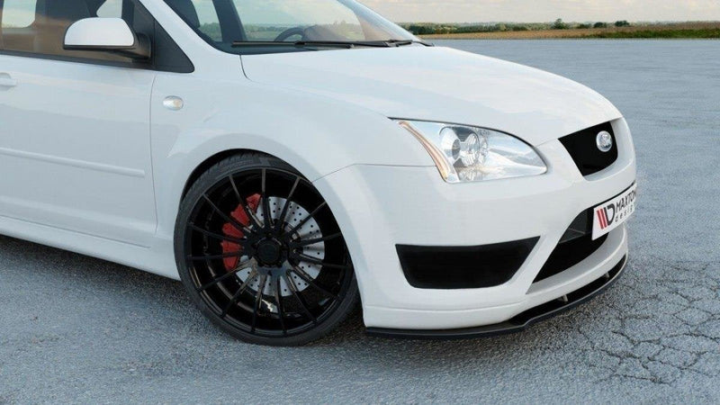 Maxton frontsplitter til Ford Focus ST Mk2 – blank sort – billede 3 af 5