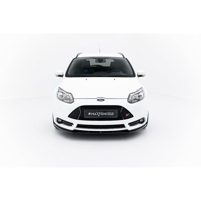 Maxton frontsplitter til Ford Focus ST Mk3 – blank sort – billede 2 af 6