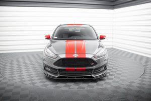 Maxton frontsplitter til Ford Focus ST Mk3 Facelift – blank sort – billede 2 af 6
