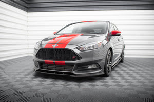 Maxton frontsplitter til Ford Focus ST Mk3 Facelift – blank sort – billede 1 af 6