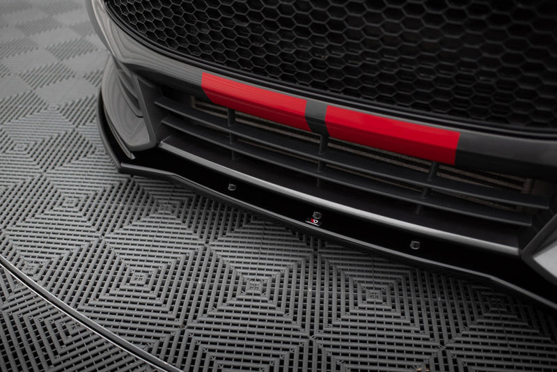 Maxton frontsplitter til Ford Focus ST Mk3 Facelift – blank sort – billede 3 af 6