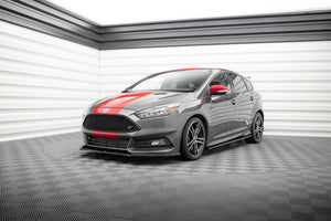 Maxton frontsplitter til Ford Focus ST Mk3 Facelift – blank sort – billede 4 af 6