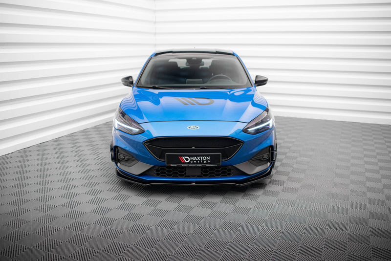 Maxton frontsplitter til Ford Focus ST / ST-Line Mk4 – blank sort – billede 2 af 5