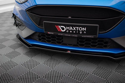 Maxton frontsplitter til Ford Focus ST / ST-Line Mk4 – blank sort – billede 3 af 5