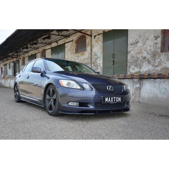 Maxton frontsplitter til Lexus GS Mk3 – blank sort – billede 1 af 6