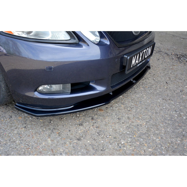 Maxton frontsplitter til Lexus GS Mk3 – blank sort – billede 2 af 6