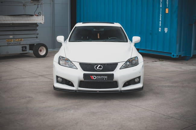 Maxton frontsplitter til Lexus IS F Mk2 – blank sort – billede 2 af 7
